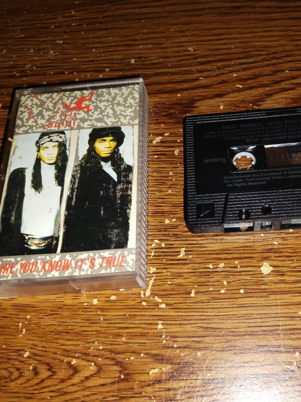Milli Vanilli - Girl You Know It's True on cassette (1989, Arista Records)
